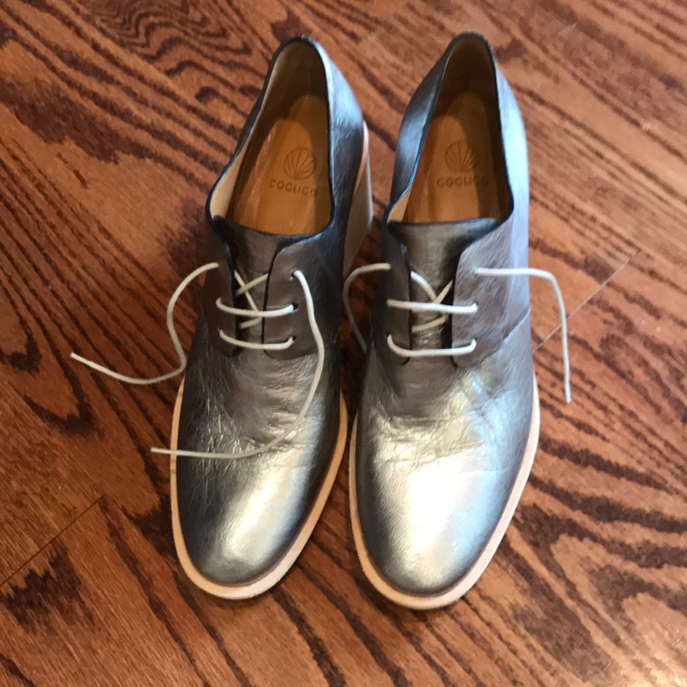 Heeled Oxfords